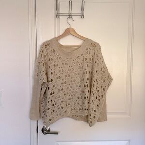 Open Knit Sweater